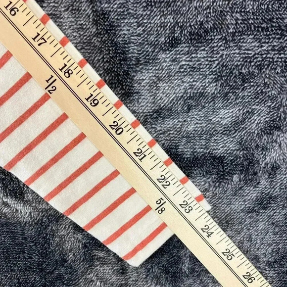 Fat Face Women's Long Sleeve Organic Cotton Crewneck Shirt Sz 2 NWT Striped Red - Picture 8 of 11